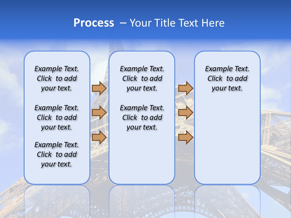 Paris Sky Travel PowerPoint Template