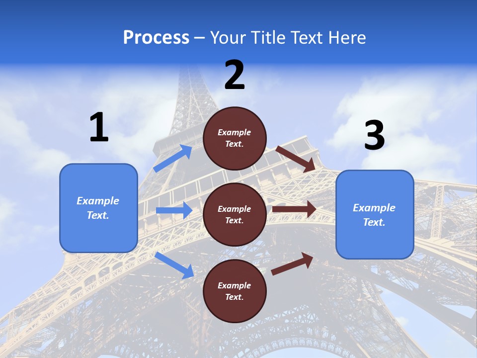 Paris Sky Travel PowerPoint Template