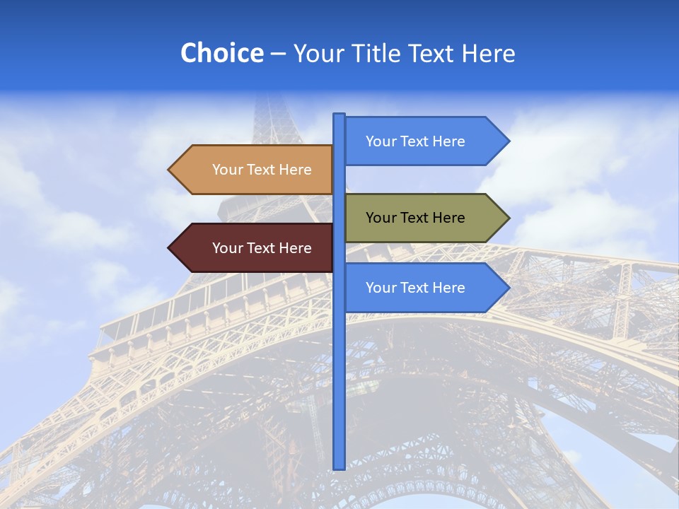 Paris Sky Travel PowerPoint Template