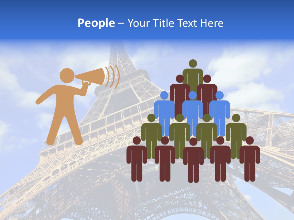 Paris Sky Travel PowerPoint Template