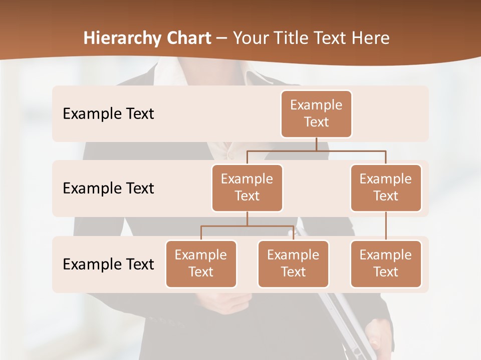 Portrait Caucasian Glamour PowerPoint Template