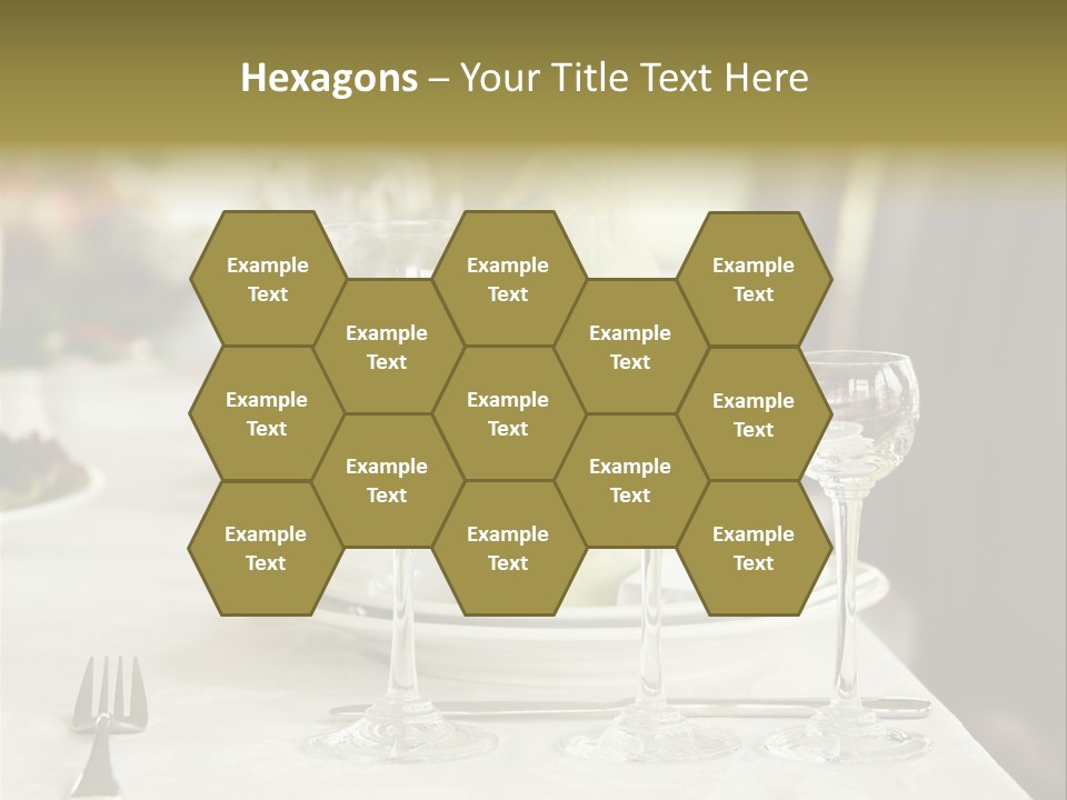 Celebration Fork White PowerPoint Template