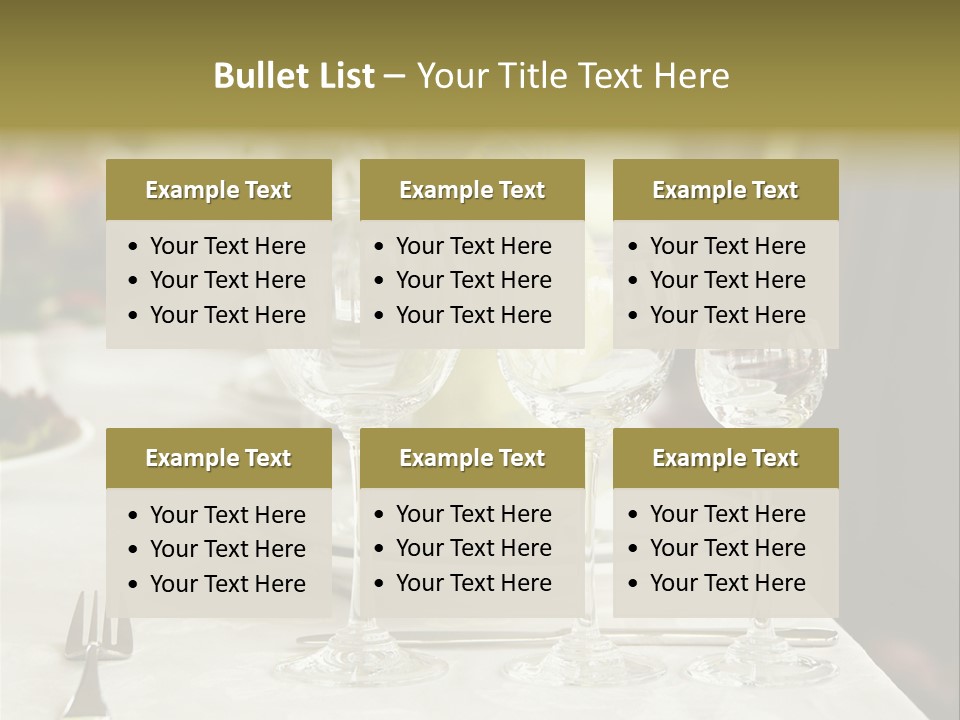 Celebration Fork White PowerPoint Template