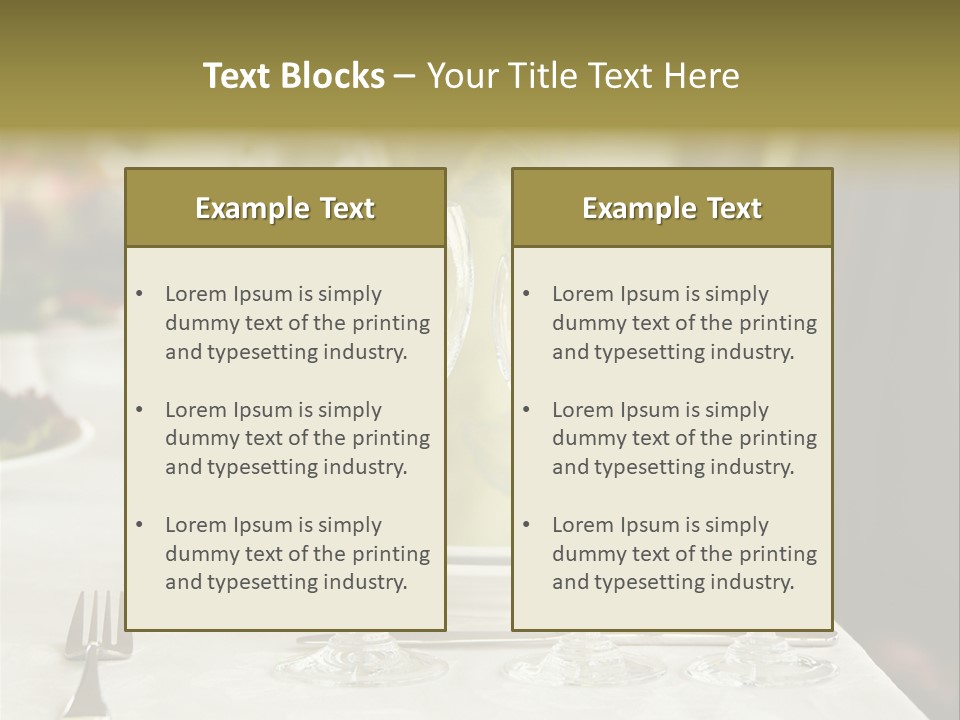 Celebration Fork White PowerPoint Template