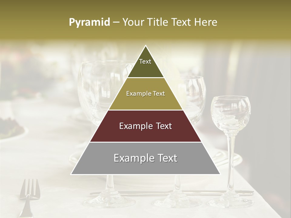 Celebration Fork White PowerPoint Template