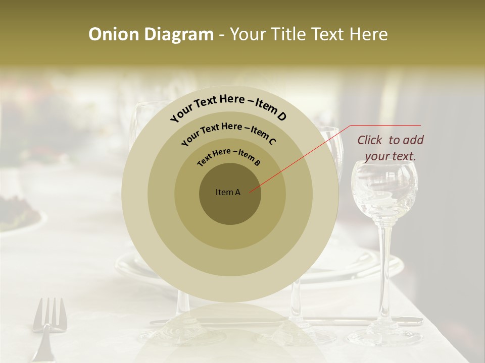 Celebration Fork White PowerPoint Template