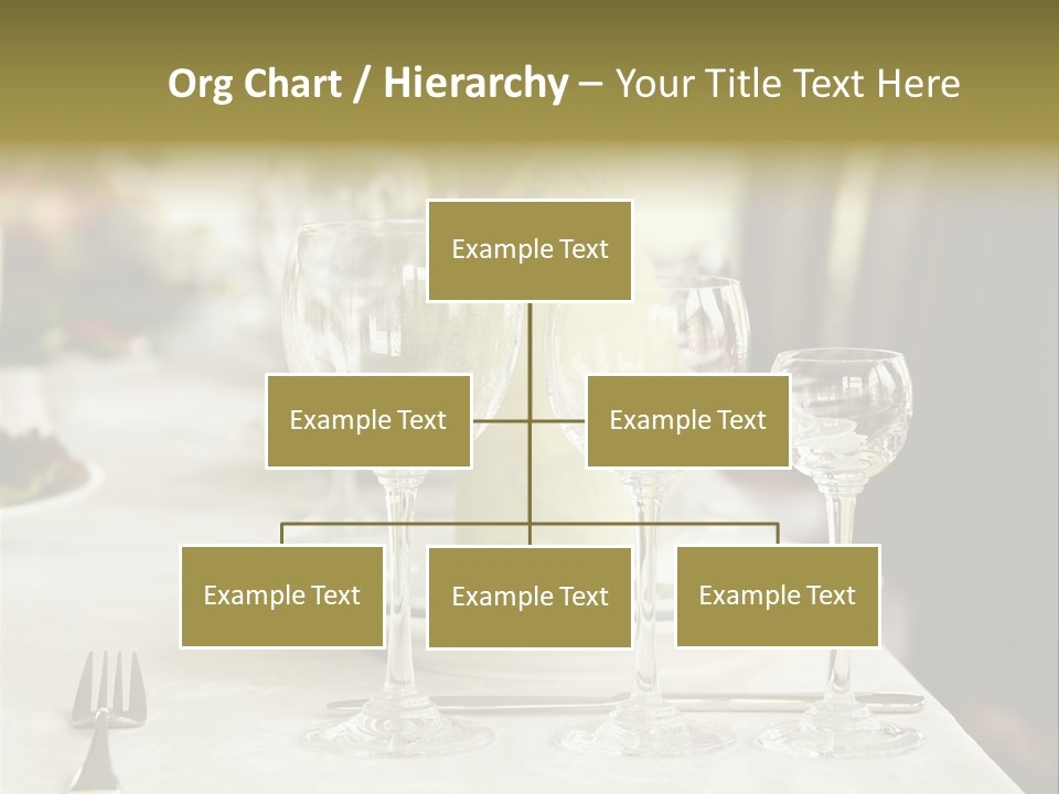 Celebration Fork White PowerPoint Template