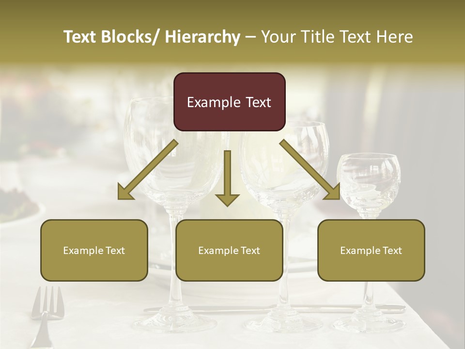 Celebration Fork White PowerPoint Template