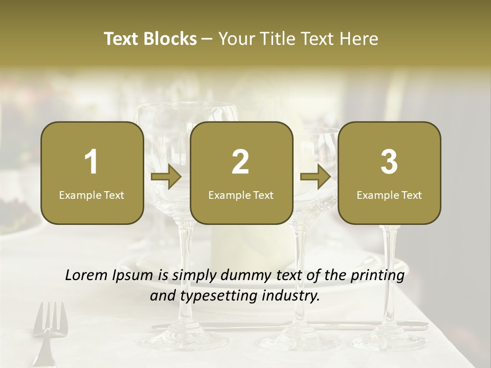 Celebration Fork White PowerPoint Template