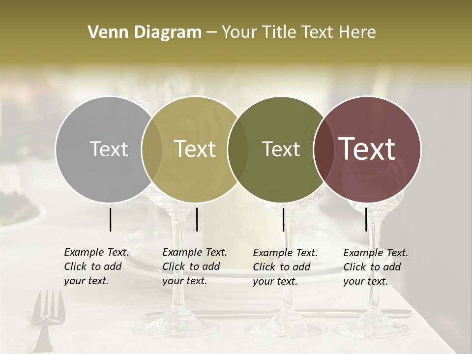 Celebration Fork White PowerPoint Template