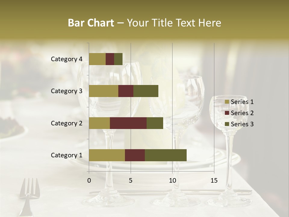 Celebration Fork White PowerPoint Template