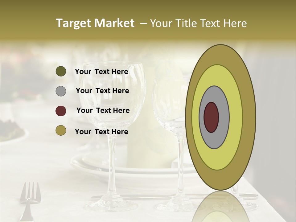 Celebration Fork White PowerPoint Template