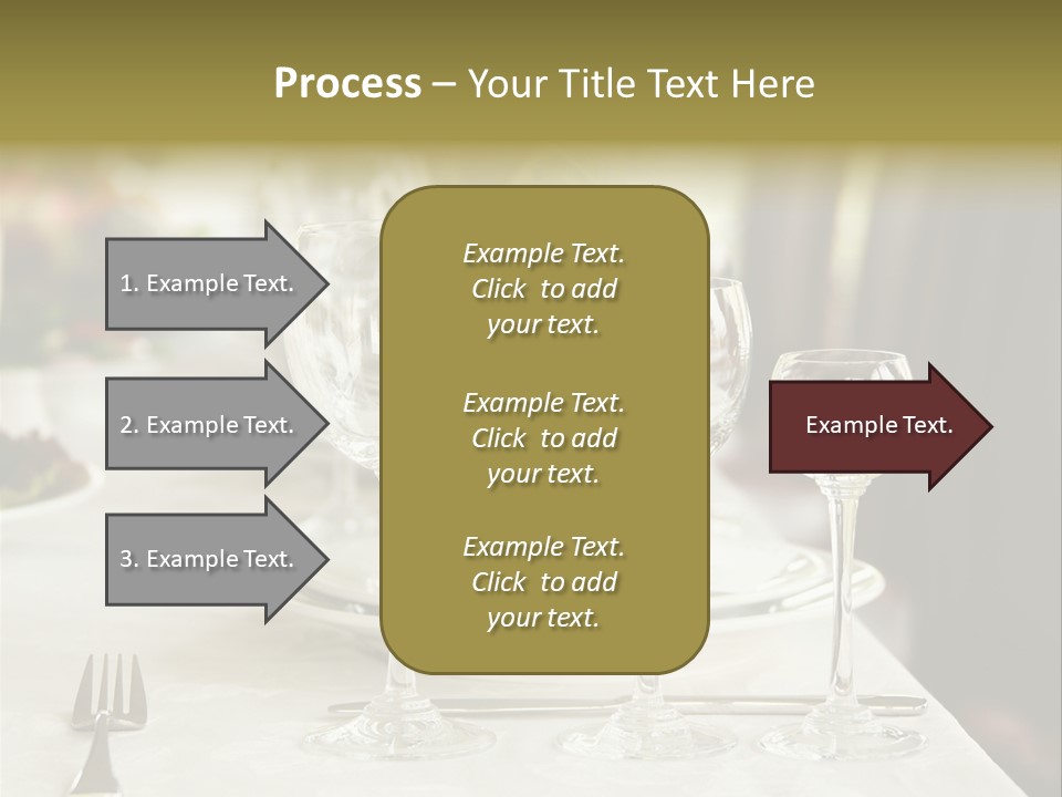 Celebration Fork White PowerPoint Template