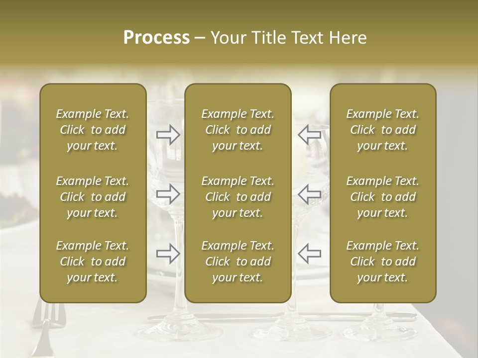 Celebration Fork White PowerPoint Template