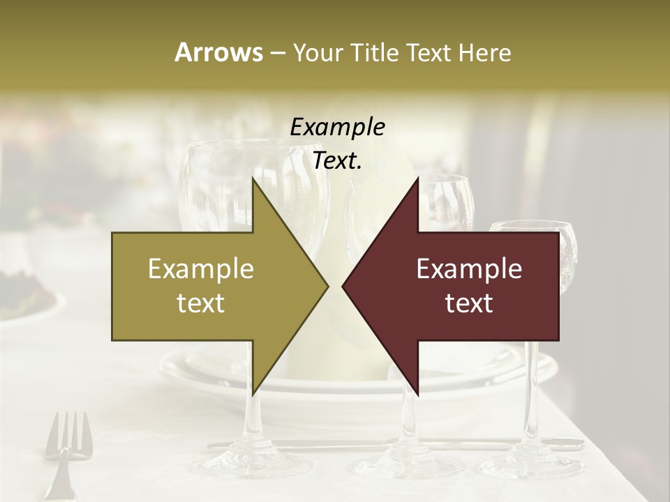 Celebration Fork White PowerPoint Template