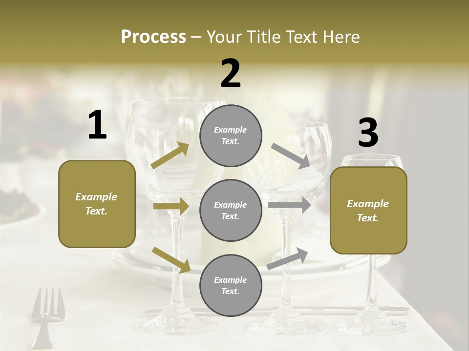 Celebration Fork White PowerPoint Template