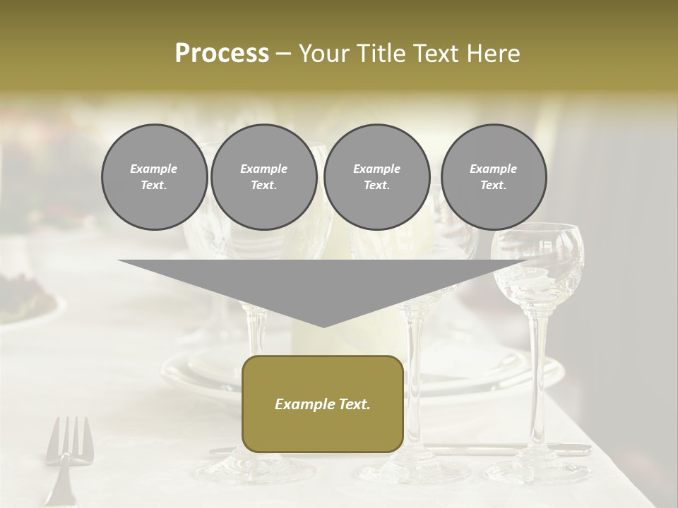 Celebration Fork White PowerPoint Template