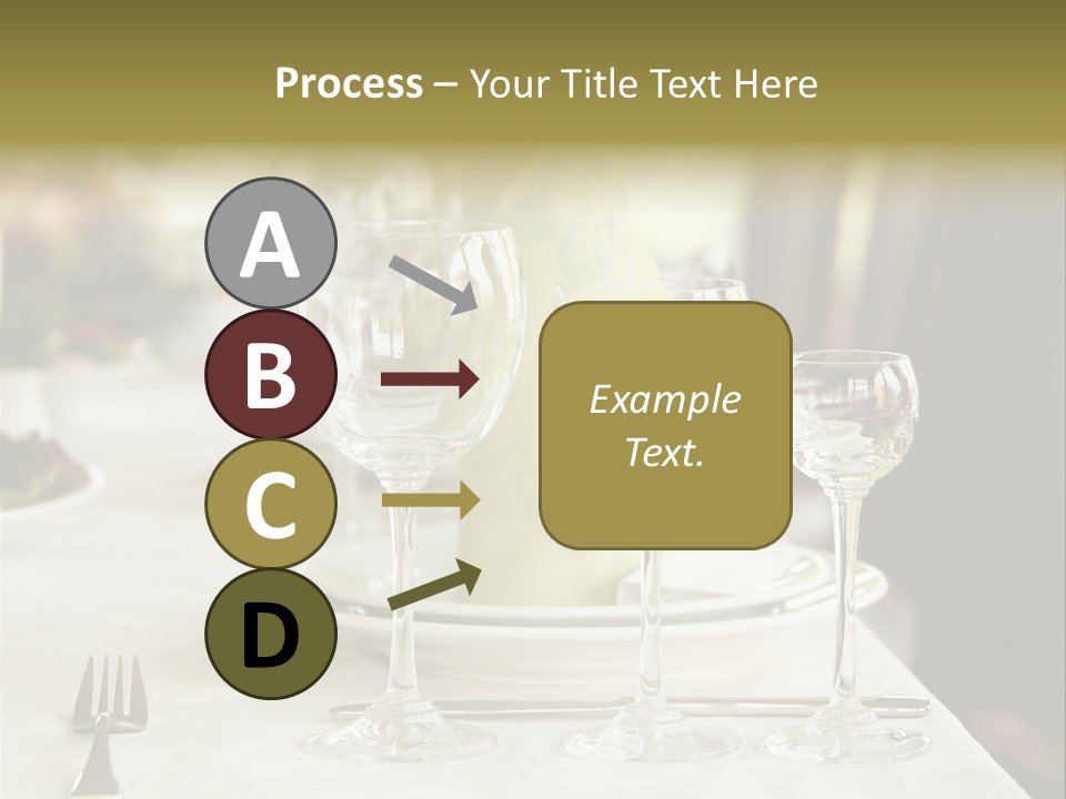 Celebration Fork White PowerPoint Template