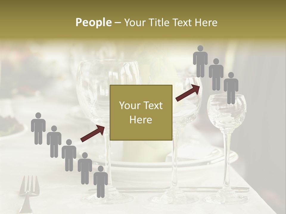 Celebration Fork White PowerPoint Template
