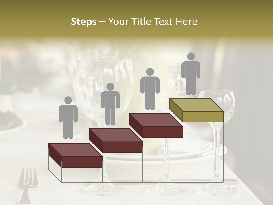 Celebration Fork White PowerPoint Template