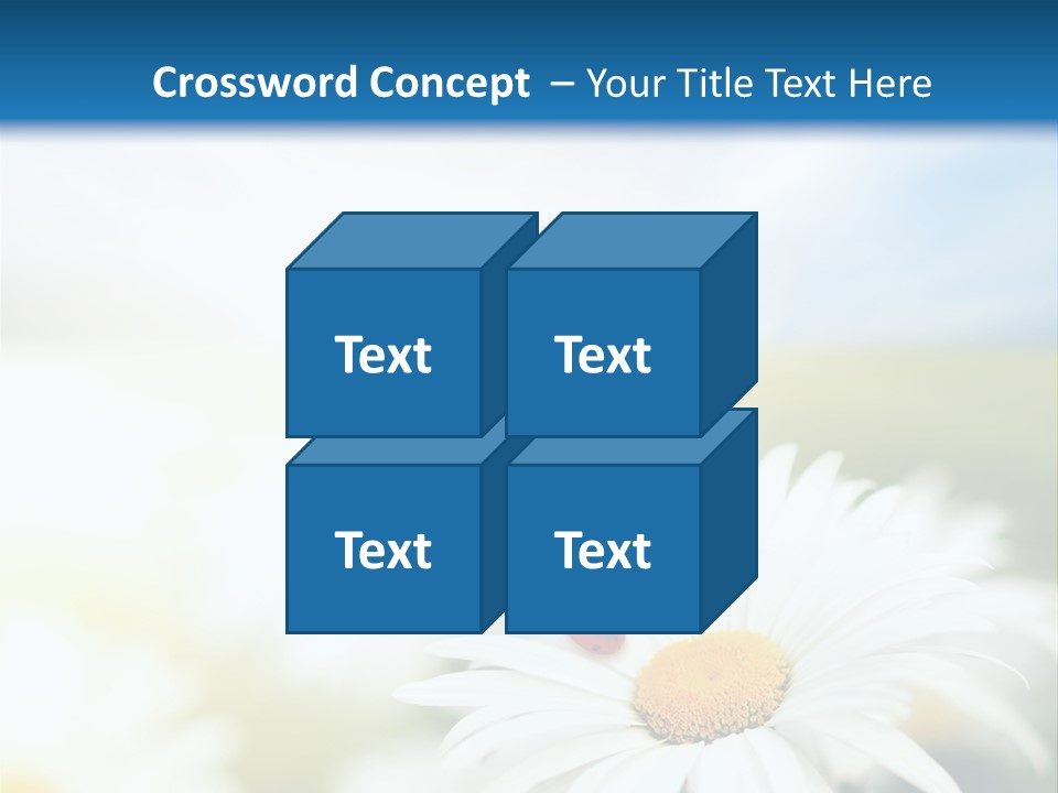 Meadow Peace Camomile PowerPoint Template