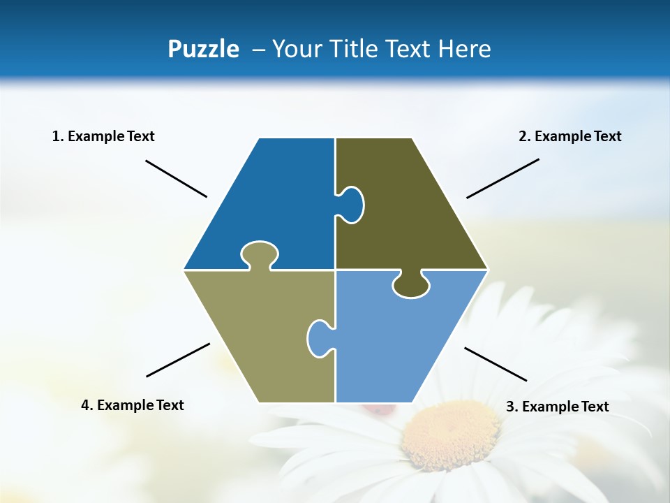 Meadow Peace Camomile PowerPoint Template