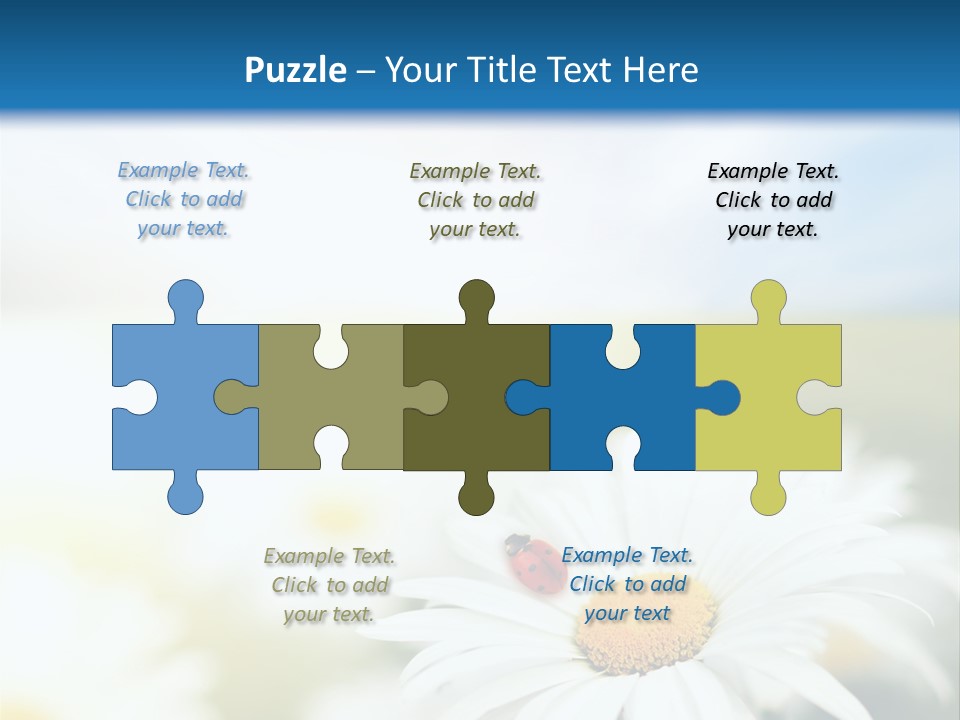 Meadow Peace Camomile PowerPoint Template