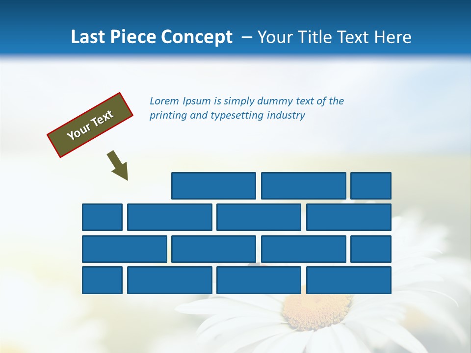 Meadow Peace Camomile PowerPoint Template