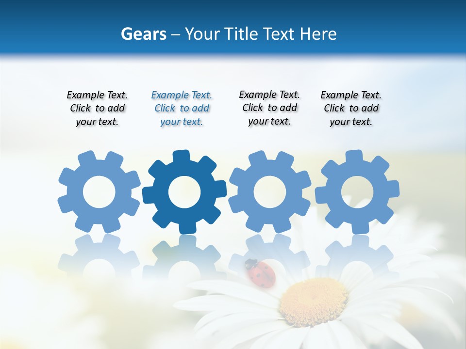 Meadow Peace Camomile PowerPoint Template