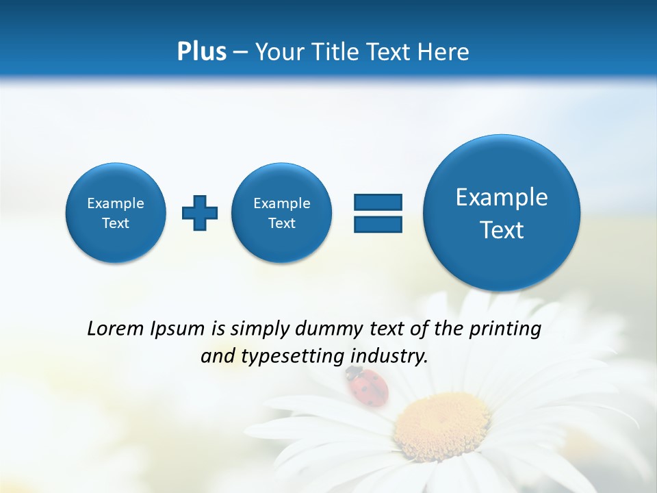 Meadow Peace Camomile PowerPoint Template