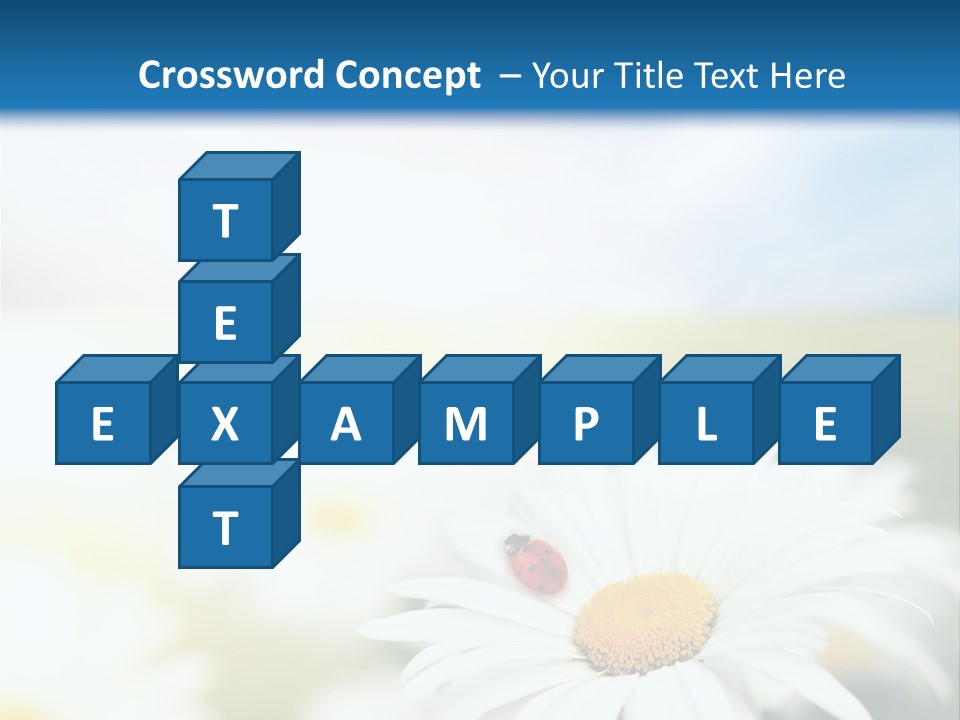 Meadow Peace Camomile PowerPoint Template