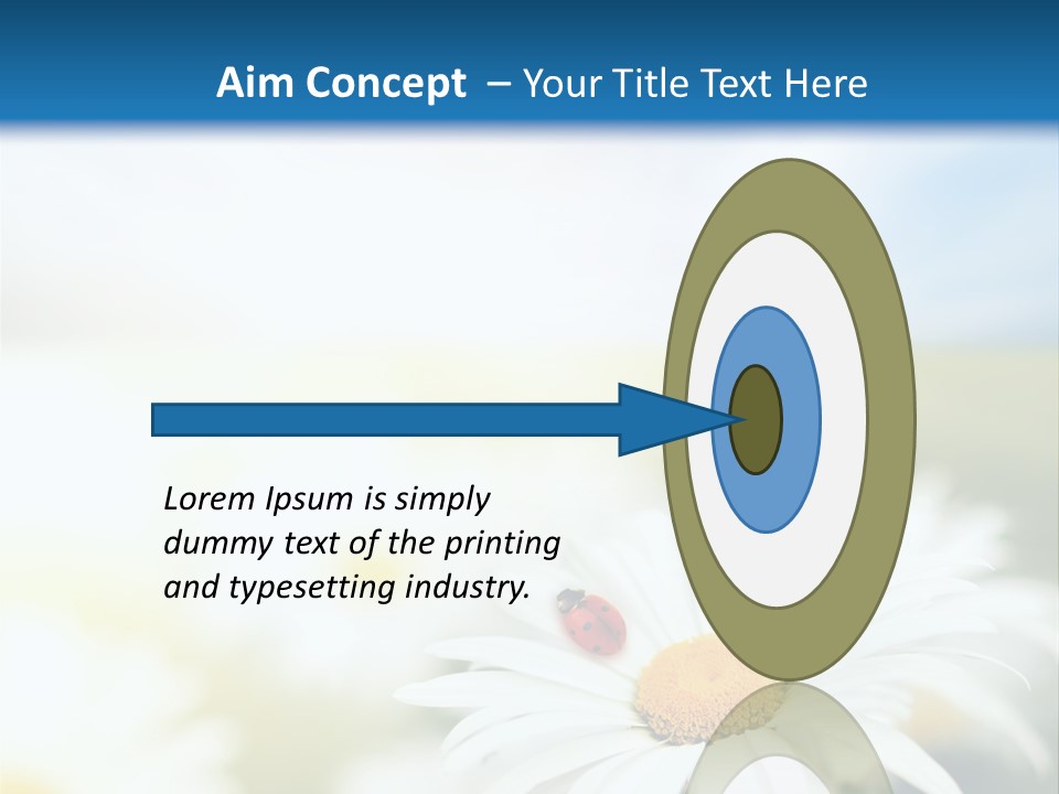 Meadow Peace Camomile PowerPoint Template