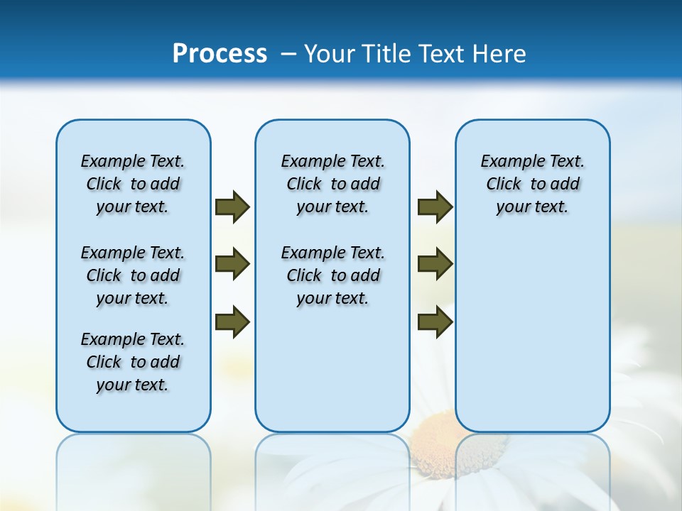 Meadow Peace Camomile PowerPoint Template