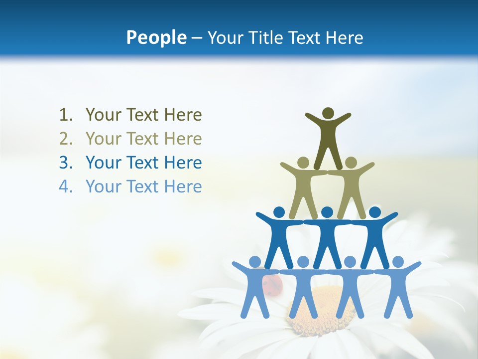 Meadow Peace Camomile PowerPoint Template