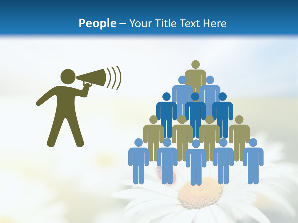 Meadow Peace Camomile PowerPoint Template