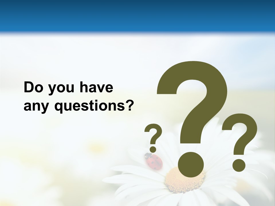 Meadow Peace Camomile PowerPoint Template