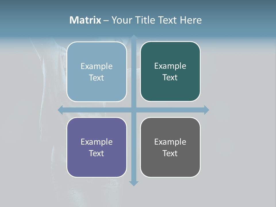 A Woman With Her Hair Blowing In The Wind PowerPoint Template