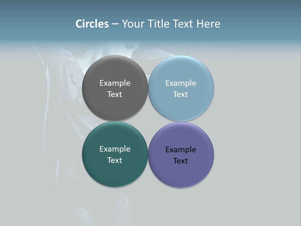 A Woman With Her Hair Blowing In The Wind PowerPoint Template