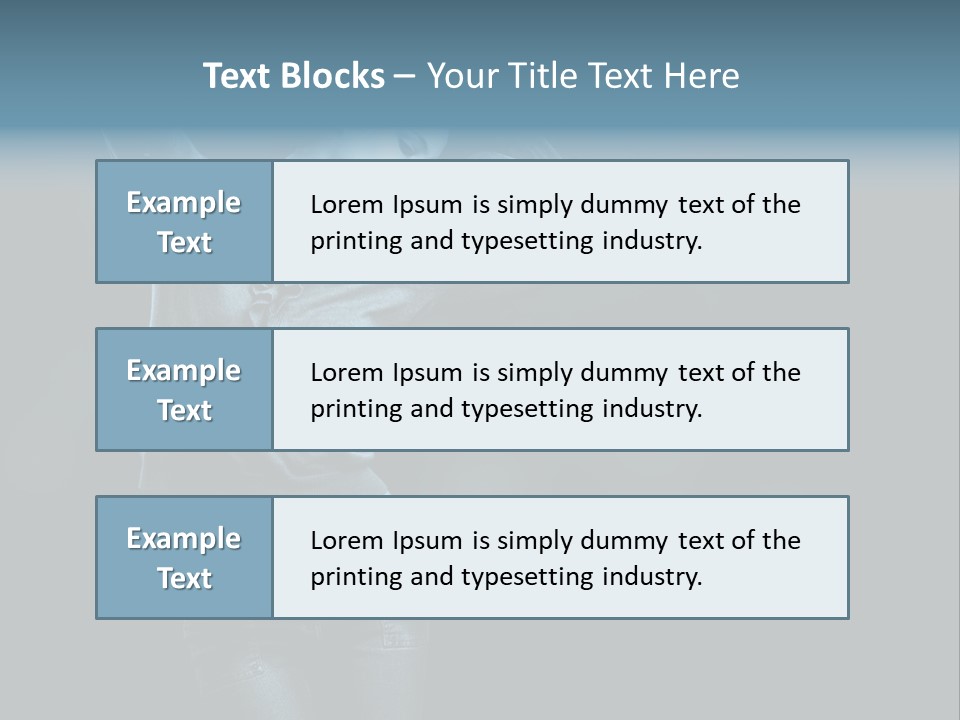 A Woman With Her Hair Blowing In The Wind PowerPoint Template