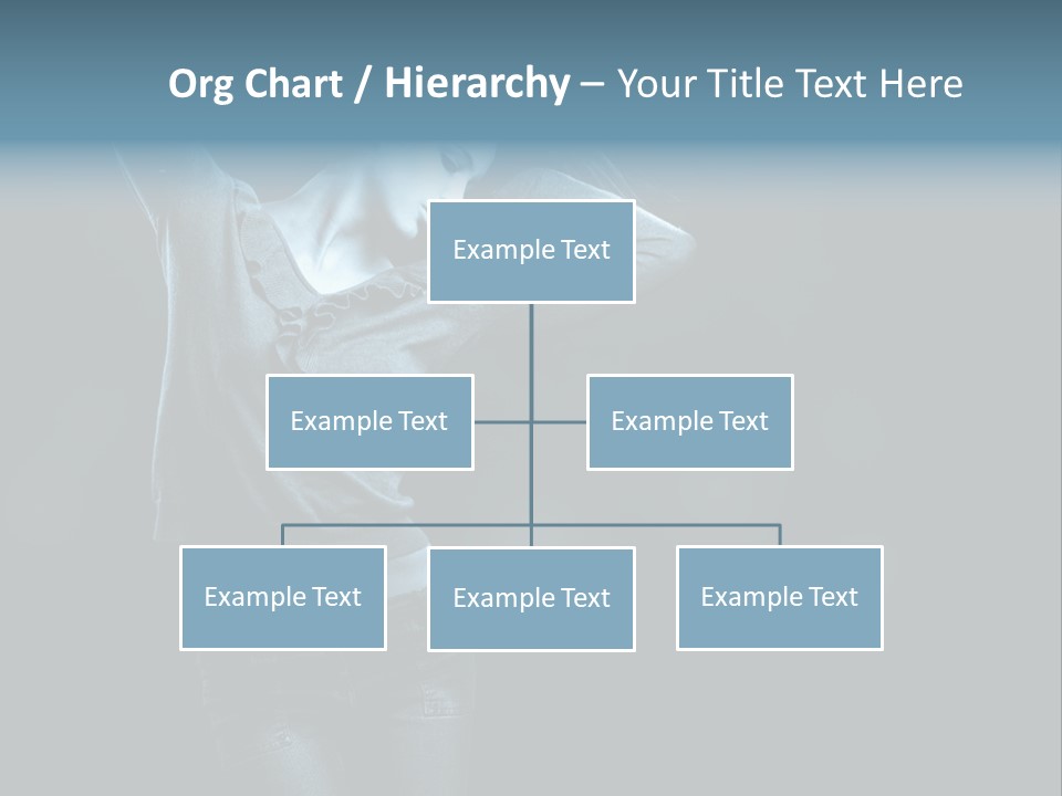 A Woman With Her Hair Blowing In The Wind PowerPoint Template