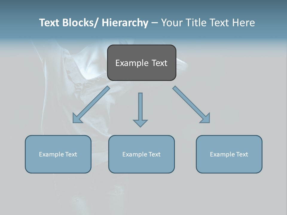 A Woman With Her Hair Blowing In The Wind PowerPoint Template