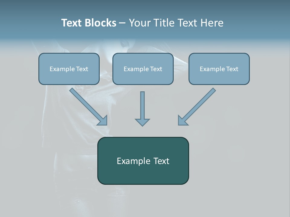 A Woman With Her Hair Blowing In The Wind PowerPoint Template