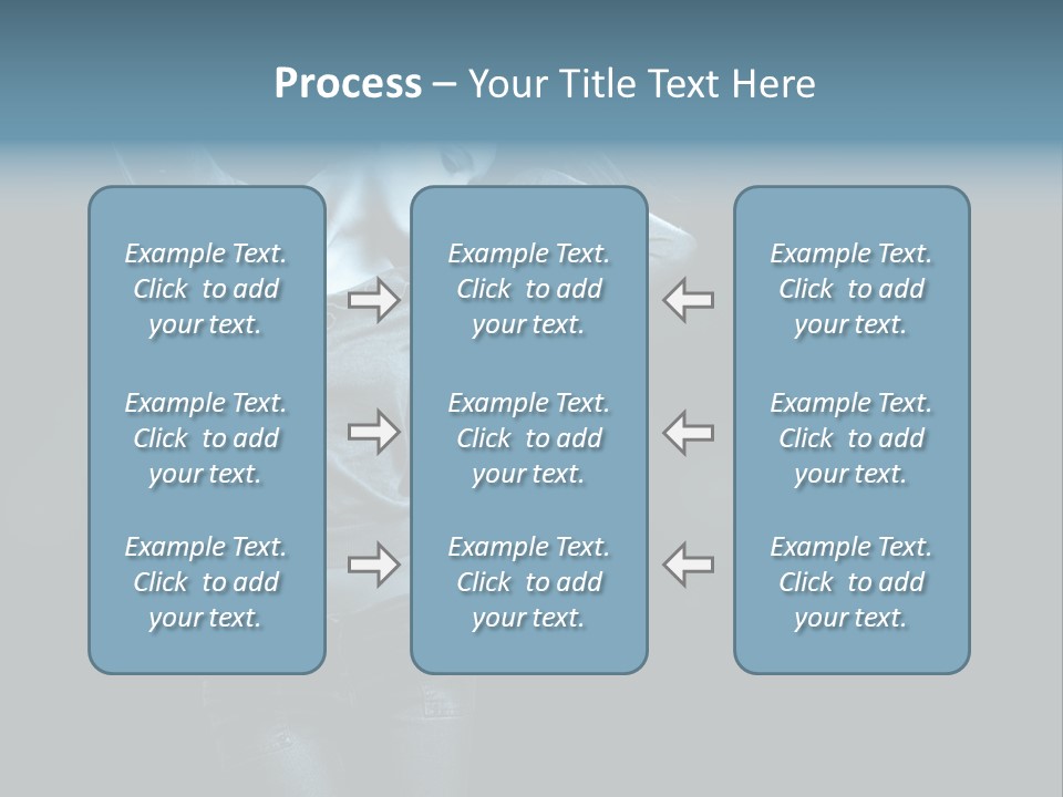 A Woman With Her Hair Blowing In The Wind PowerPoint Template