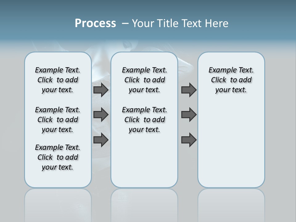 A Woman With Her Hair Blowing In The Wind PowerPoint Template