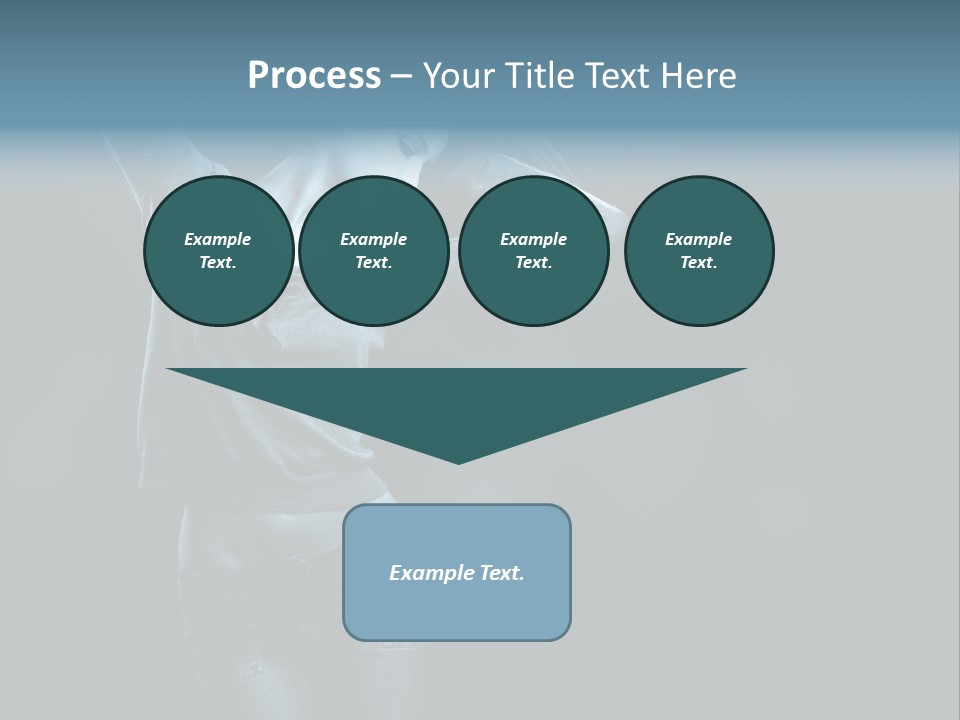 A Woman With Her Hair Blowing In The Wind PowerPoint Template