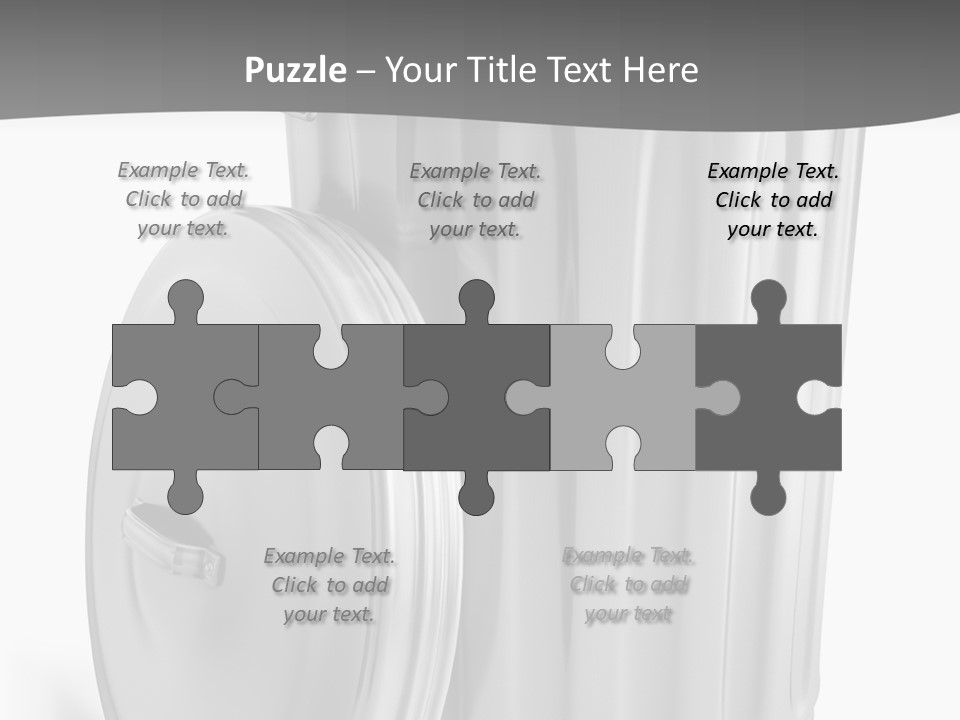 Isolated Obsolete Metallic PowerPoint Template