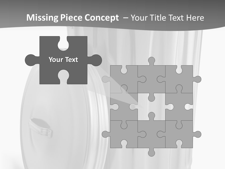 Isolated Obsolete Metallic PowerPoint Template