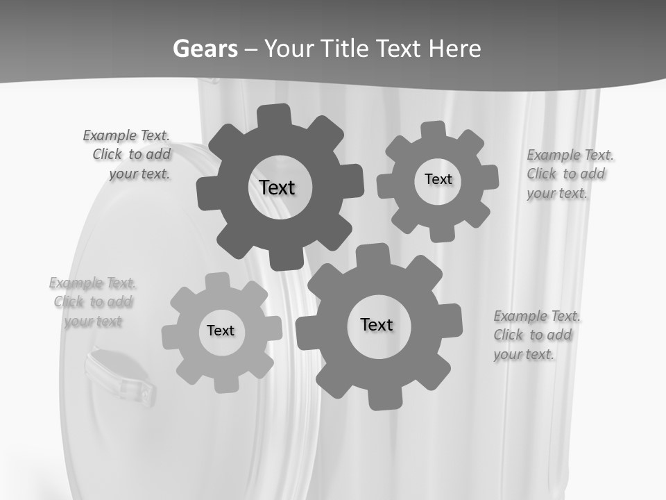 Isolated Obsolete Metallic PowerPoint Template