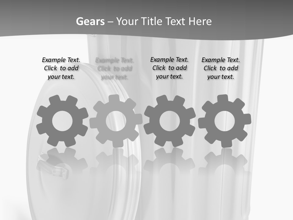 Isolated Obsolete Metallic PowerPoint Template