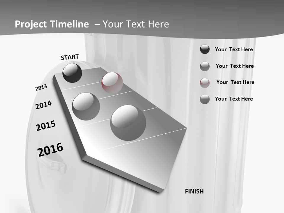 Isolated Obsolete Metallic PowerPoint Template